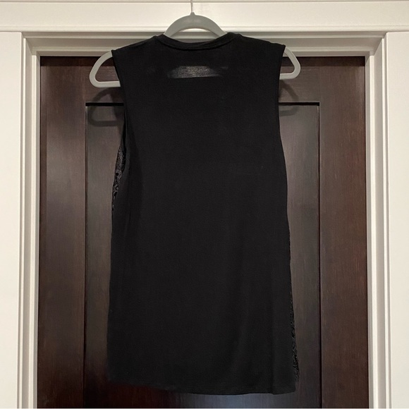 RW&CO Layered Lace Sleeveless Top - Small - Picture 4 of 4